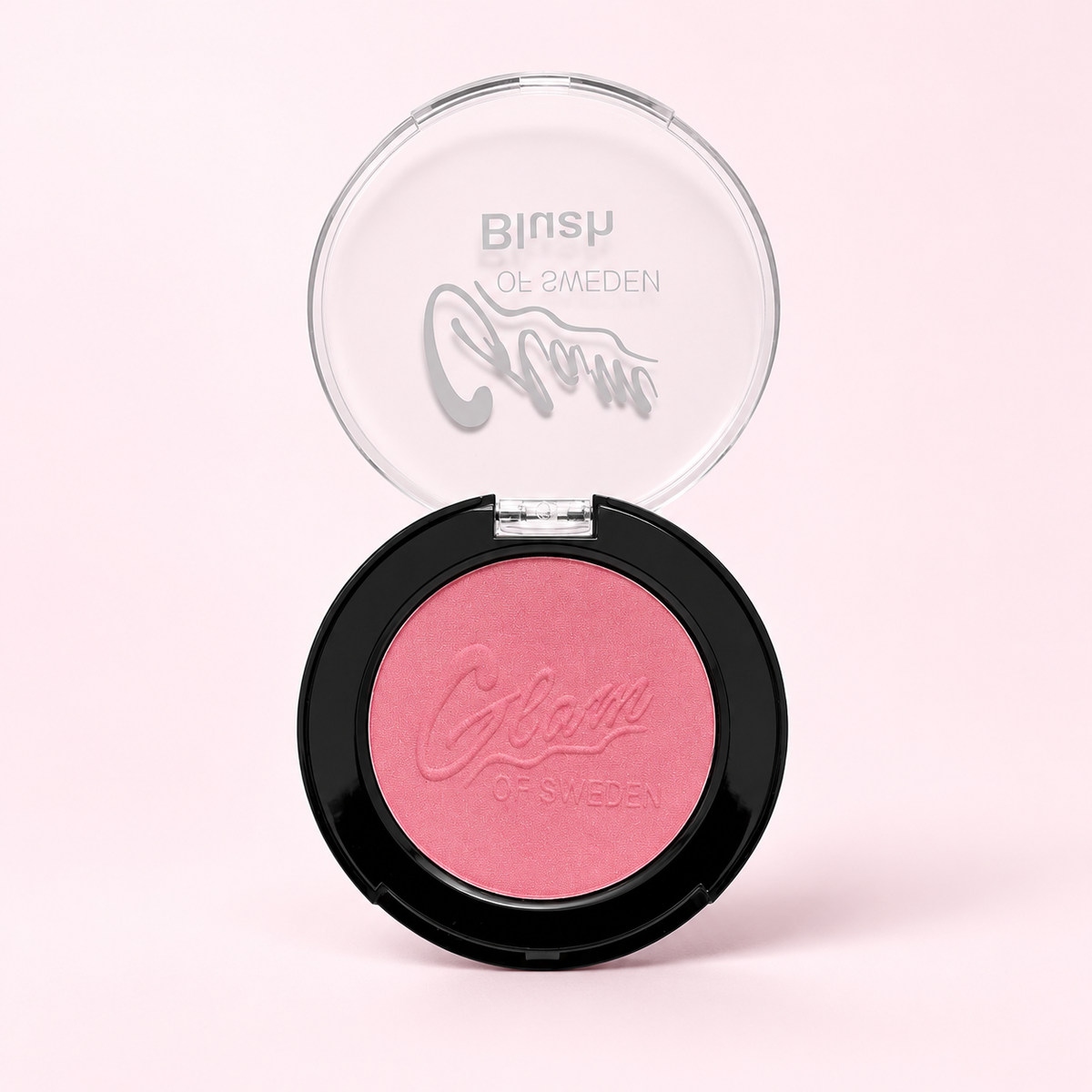 Blush Poudre — Raspberry sur fond rose clair