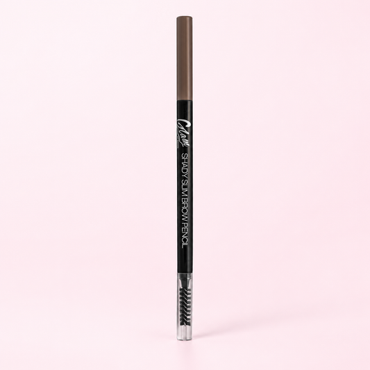 Crayon Sourcils Twist — Warm Brown sur fond rose clair
