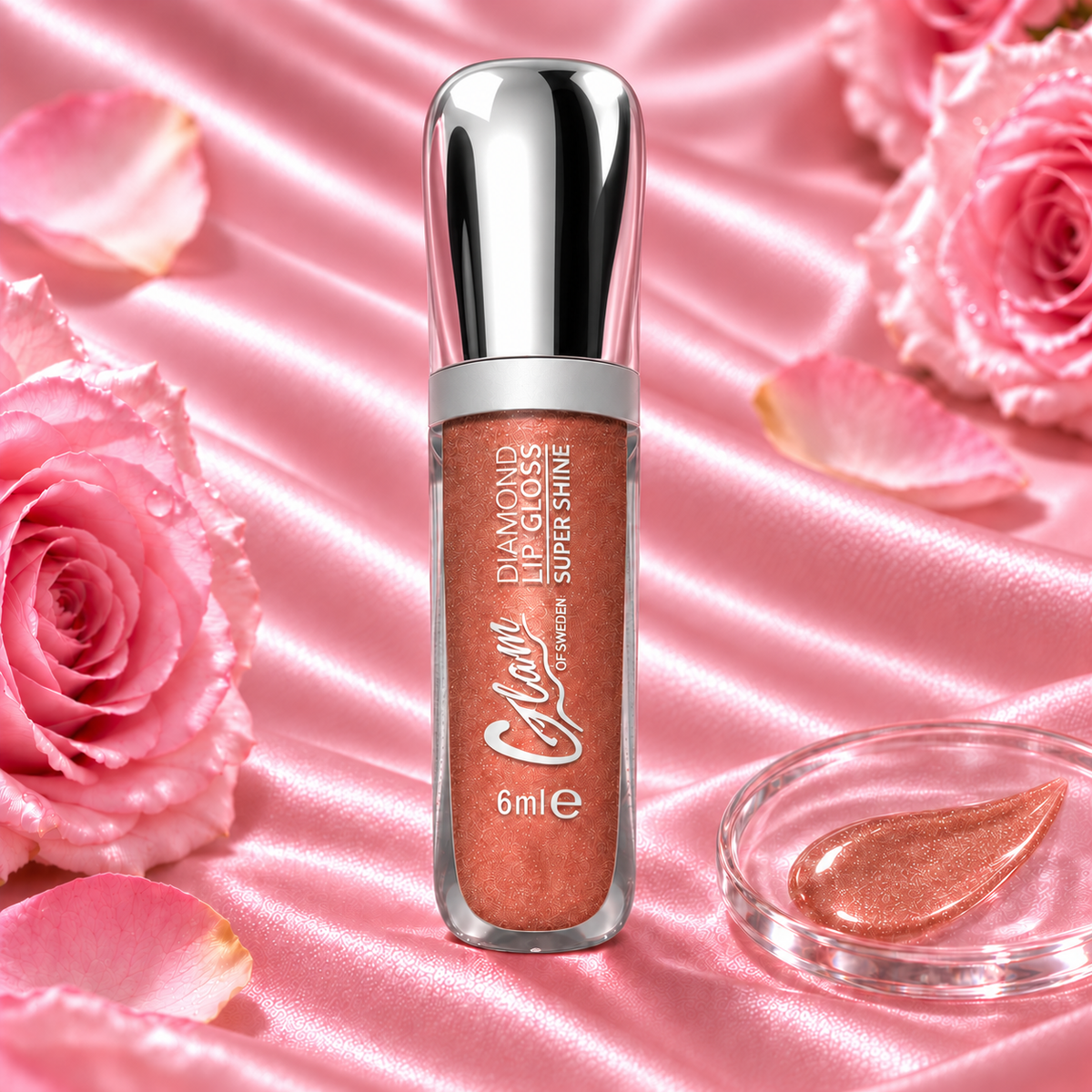 Toffee Diamond 6ml bouchon chromé et illustration texture