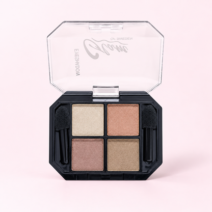Eyeshadow Métallique — Nude doré sur fond rose clair