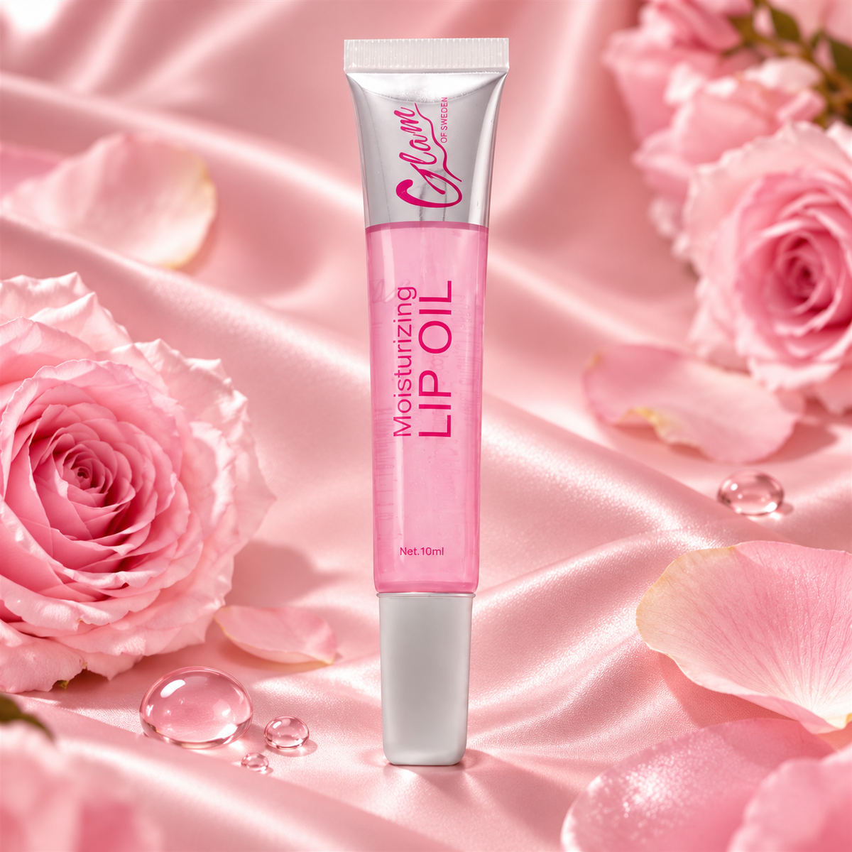 Lip Oil Pink — tube rose translucide