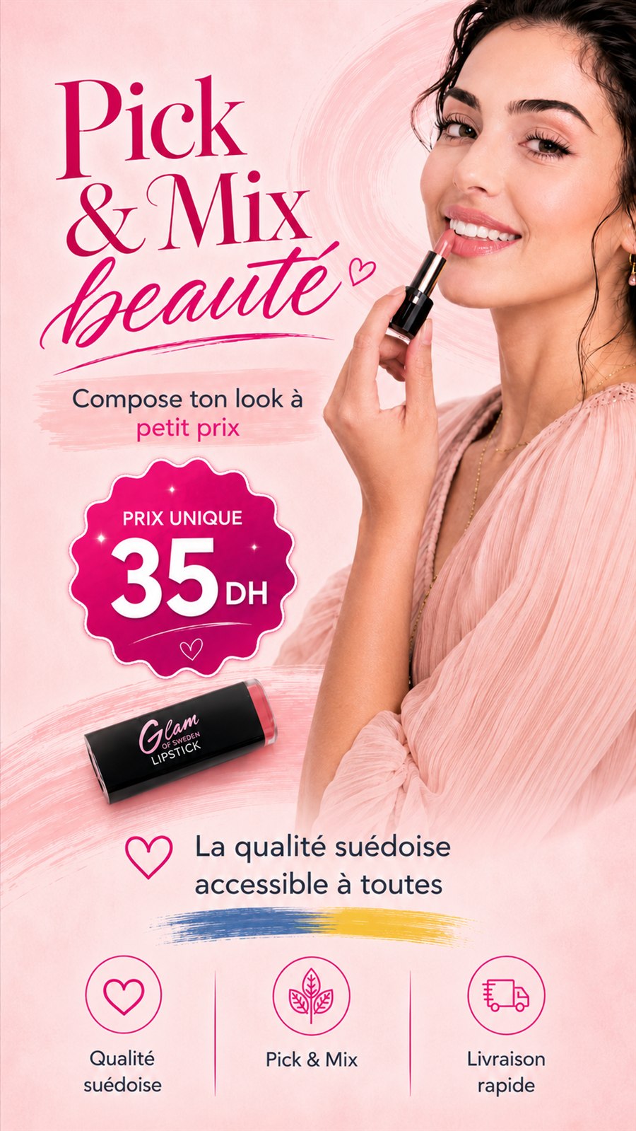 Glam of Sweden — Qualité suédoise accessible à toutes, 35 DH
